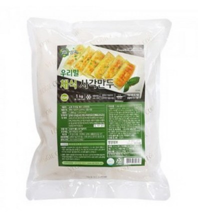 삼육유기농자연식품 우리밀 채식 사각만두 1kg